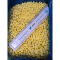 Яблоко кубик быстрозамороженное 10кг/кор. Россия