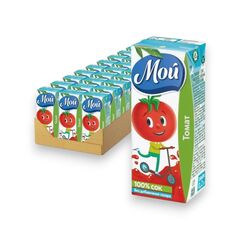 Сок 0,2л томатный с солью с мякотью  "Мой"