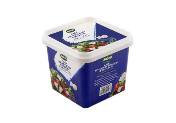 Сыр "Иранская Брынза для салата" кубики в рассоле 400г 40% ТМ Sabah /Иран/