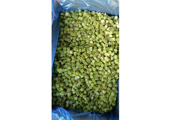 Киви кубиками замороженный