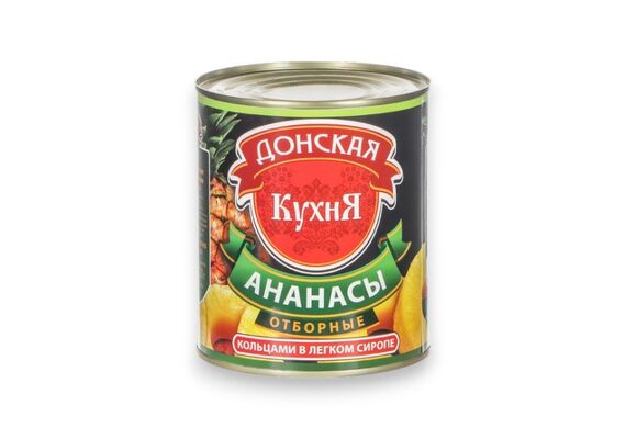 Ананасы колечки Донская Кухня  850гр