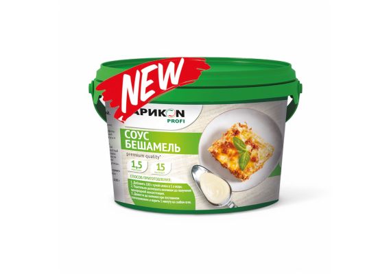 Соус Бешамель сухой АРИKON PROFI 1,5кг ведро, 4шт/кор