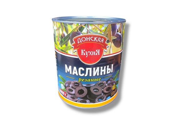 Маслины резаные ж/б Донская Кухня 3100мл*6, упак,