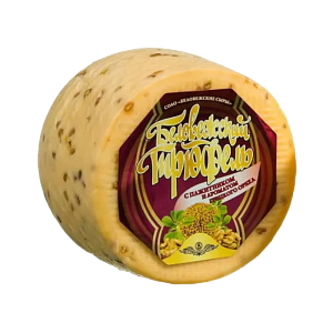 Сыр Беловежский трюфель с пажитником и ароматом грецкого ореха 40% "Беловежские сыры" 1,3 кг