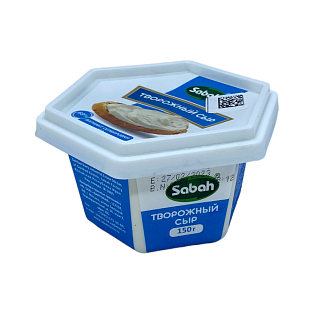 Сыр " Творожный  69%" в упаковке 150гр ТM SABAH, ИРАН